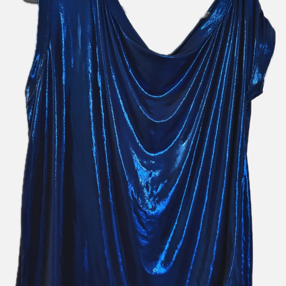 Torrid Metallic Blue Top